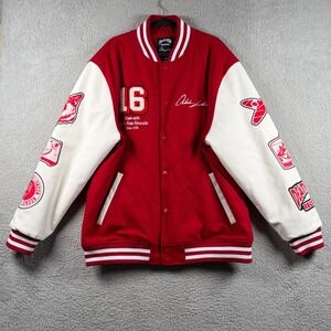 NWT Death Row Records October London Varsity Jacket Red White Crooks Castles 3XL